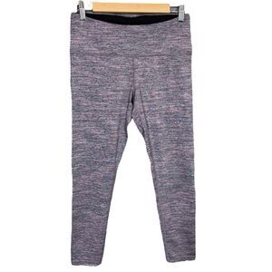 Tuff Athletic Yoga Pants High Waist Leggings‎ Women Med Gray Pink Media Pocket